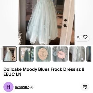 Dollcake Light Blue Formal Dress